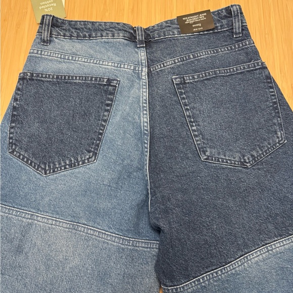 Divided Denim - Divided Women's High Rise Patchwork Jeans Sz 8 NWT